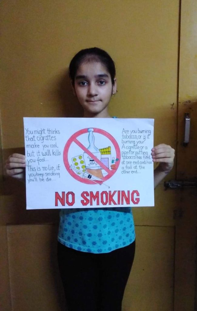 World Anti Tobacco Day Baddi International School